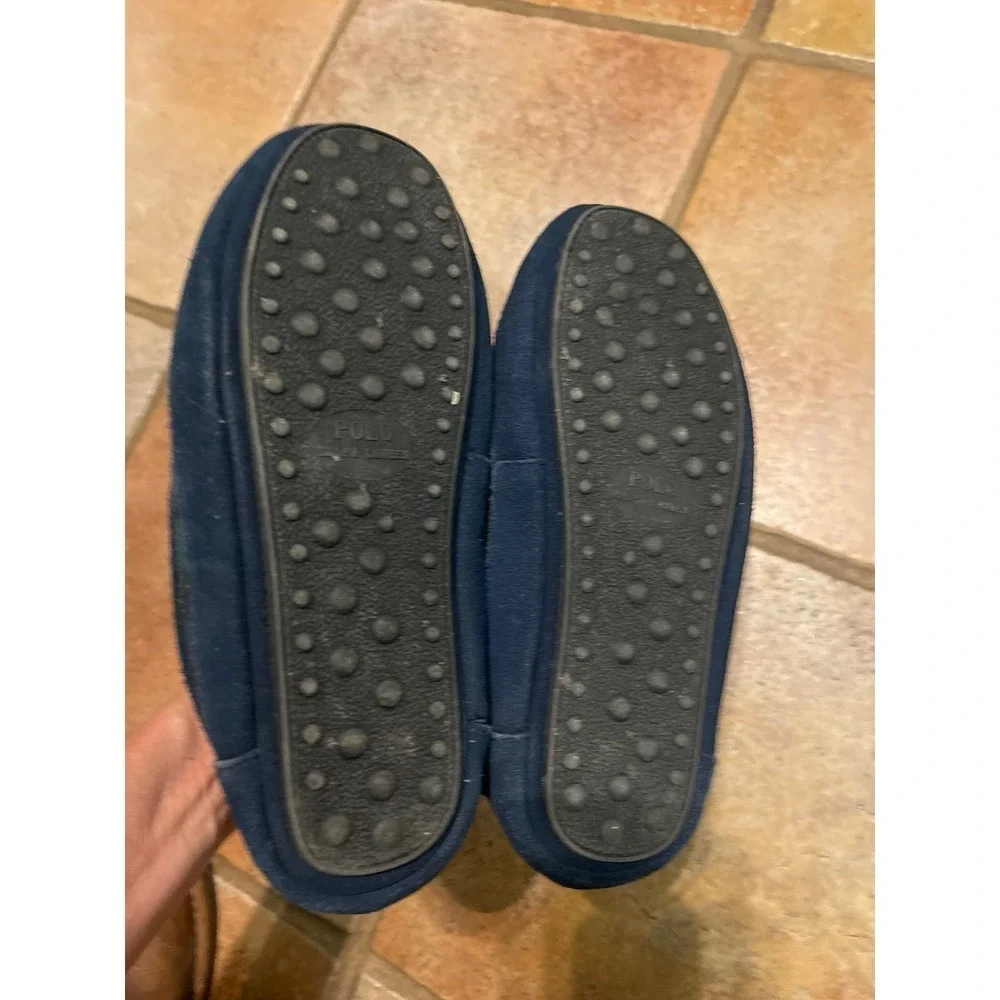 Polo, Ralph Lauren Scotch plaid slipper, size 8